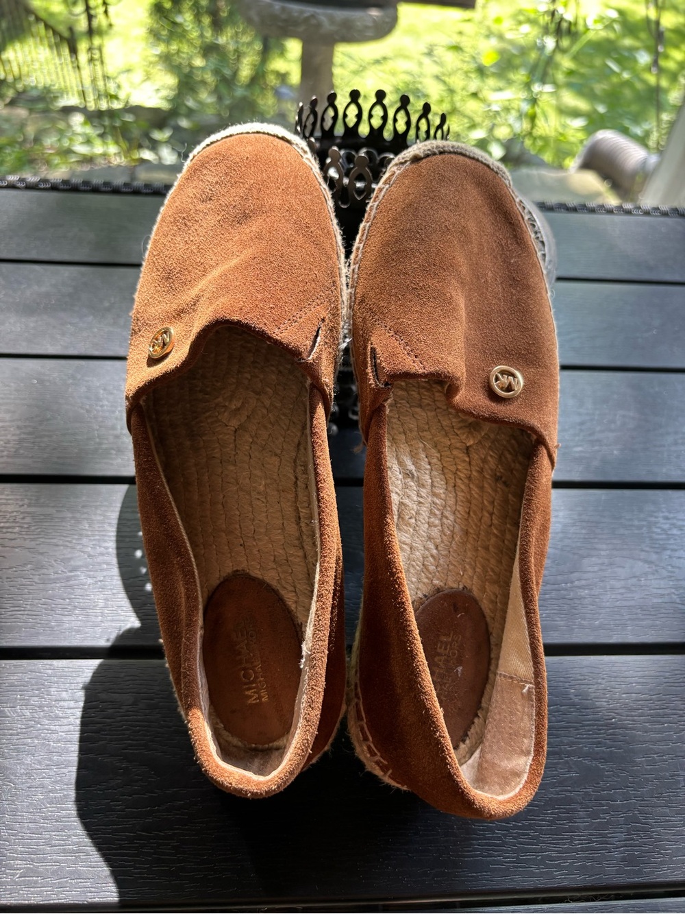 MICHAEL Michael Kors Chestnut Suede Espadrille Loafers - Picture 3 of 10